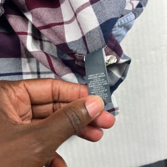 Bonobos Slim Fit Plaid Button Down Shirt Preppy Classic Fall Casual Work Large - Picture 9 of 11